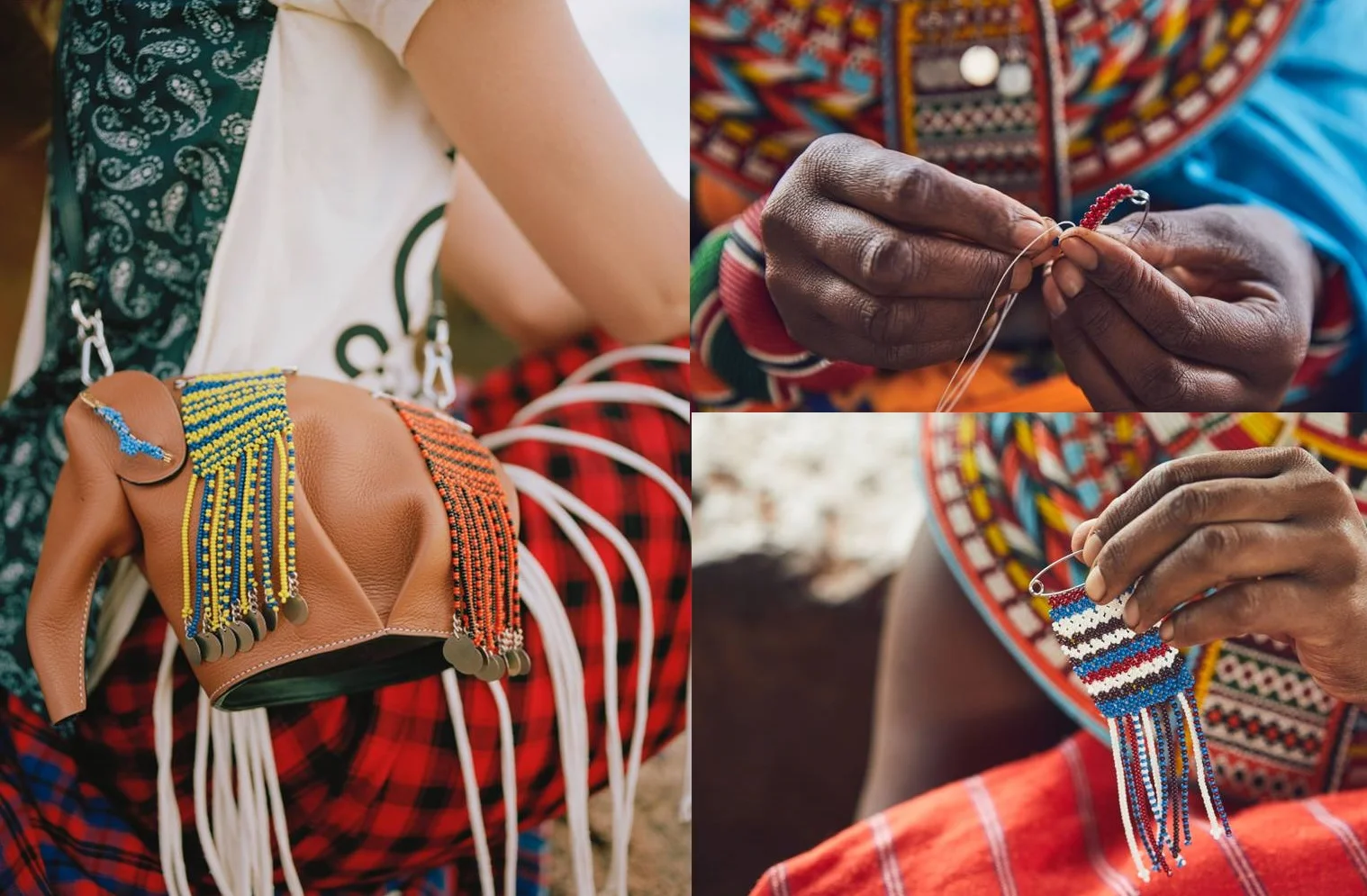 LOEWE Works With Kenya's Samburu Women On Elephant Bag For The